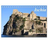 Ischia (Tischkalender 2026 DIN A5 quer), CALVENDO Monatskalender: Ischia - die grüne Insel im Golf von Neapel