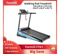 iScooter Formill FT61 Tappetino da passeggio Tapis roulant pieghevole professionale Attrezzatura per il fitness portatile per ufficio domestico Cintura da corsa LCD silenziosa