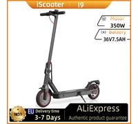 iScooter i9 Scooter elettrico 350W Scooter per adulti 7.5Ah 30 km/h pieghevole E scooter 8.5 pollici a nido d'ape pneumatico scoorter electrico