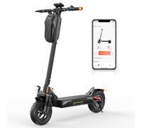 iScooter Immatricolabile 500W Monopattino Elettrico Adulto con Frecce, Autonomia di 60 KM, 10" Monopattino Elettrico Pieghevole, App, Carico 150 KG, Antifurto, Borsa