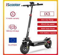 IScooter iX3 Scooter elettrico 800W 10Ah potente monopattino elettrico antiscivolo fuoristrada pneumatico 40km gamma eScooter ix3
