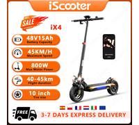 iScooter iX4 E-Scooter Motore 800W Batteria 48V15Ah Sport di montagna Equitazione Scooter elettrico Aldult 10 "Pneumatici fuoristrada EScooter