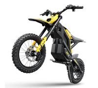 iScooter MT2 Moto da cross elettrica, con batteria da 48V 22.5Ah, sblocco intelligente NFC - gialla - Nouvo