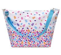 iscream Borsa da viaggio per ragazze, con tracolla regolabile e tasca interna con cerniera, collezione Bright Rainbow