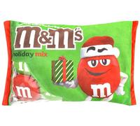 iscream M&M's Holiday Package - Set di cuscini da 35,6 x 21,6 cm, con mini cuscini rossi e verdi