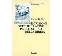 Iscrizioni greche e latine per lo studio della Bibbia