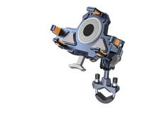 Isctxh Porta Cellulare Moto Supporto Universale Per Cellulare Con Ammortizzatore Di Qualità Per Moto In Lega, Per Navigazione Anti-vibrazione A 360° Per Bici(UBA-U)