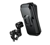Isctxh Supporto Universale Anticaduta Per Telefono Con Supporto Impermeabile Regolabile Per Moto Adatto Per Manubrio Per Moto E Bici Supporto navigazione Staffa(Fast release version)