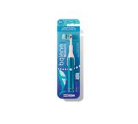 ISDIN Balene by Bexident - Spazzolino da denti Junior Blue Soft | Pulisce il viso interno ed esterno dei denti alla volta | Pulizia profonda ed efficace | Durezza morbida