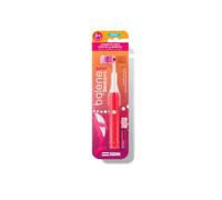 ISDIN Balene by Bexident - Spazzolino da denti Junior Pink Soft | Pulisce il viso interno ed esterno dei denti alla volta | Pulizia profonda ed efficace | Durezza morbida