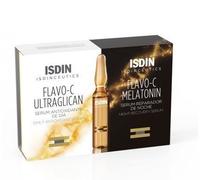 ISDIN Flavo-C Melatonin & Ultraglican Routine Antiossidante 10+10 Fiale