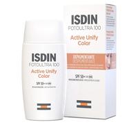 Isdin FotoUltra 100 Active Unify Color SPF50+ Fluido Solare Colorato Depigmentante Uniformante 50 ml
