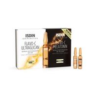 Isdin Isdinceutics Flavo-C Melatonin + Ultraglican 10 + 10 Ampoules