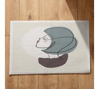 Isdreem Zerbino Ingresso Esterno Divertente Tappeto Da Bagno Cotone Personaggi Stile Morandi Casa Simpatico Tappetino Doccia Grande Zerbini Antiscivolo, 50x80cm