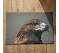 Isdreem Zerbino Ufficio Tappeto Soggiorno Aquila Zerbino Ingresso Interno Personalizzabile Zerbini Per Ingresso Interno Divertenti Cotone Felpato Leggero Antiscivolo, 50x80cm