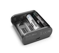 ISDT Caricabatteria A4 AIR per batteria AA AAA, caricatore rapido indipendente a 4 slot USB-C per batterie al litio da 1,5 V, NIMH NICD/Li-lon/LiFePO4/10500 12500 con connessione Bluetooth APP