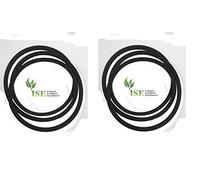 ISE® - Cinghia di trasmissione e cinghia di ricambio per Castel Garden CT13.5-90, sostituisce i codici articolo: 135062012/0 e 135061508/0