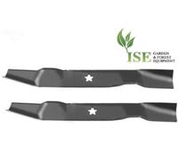ISE Repl Set di 2 lame per tosaerba per Husqvarna/AYP Repl: 139775, 532139775