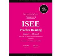 ISEE Practice Reading for High School Entry VOLUME 3
