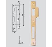 ISEO 032011 CONTROPIASTRA OTTONE