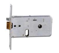 Serratura metallo infilare elettrica 550 iseo b.q zinc f.mm 20 f.ovale m2+scr h.