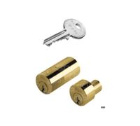 ISEO 858507 COPPIA CILINDRO OTTONE RICAMBIO SERRATURA ELETTRICA CON MANDATA