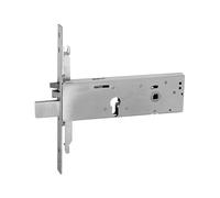 Serratura metallo infilare elettrica 96392 iseo b.q inox f.mm 25 f.s 3m trip+scr