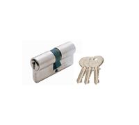 ISEO - CILINDRO F5 DECENTRATO SAGOMATO IN OTTONE NICHELATO 80-35-50