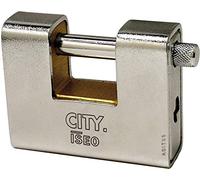 CITY BY ISEO LUCCHETTO DI SICUREZZA CORAZZATO CARBON SERRANDA VARIE MISURE