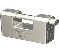 Lucchetto rettangolare per serranda 'clarus' iseo 84 mm ISEO