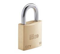 ISEO P700 LUCCHETTO CITY ARCO 30MM OTTONE 10 PZ