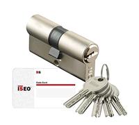 Iseo R6-Bombillo di sicurezza, camma lunghe, in nichel, 45 x 50 mm