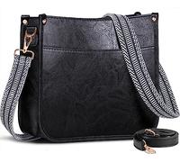 ISEYOU Borsa Tracolla Donna, Borsa a Tracolla in Morbida Pelle PU con Due Spallacci Regolabili Rimovibili Alla Moda, Crossbody Bag per Lavoro Quotidiano, Shopping, Appuntamenti, Viaggi