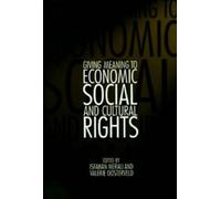 Isfahan Merali Giving Meaning to Economic, Social, and Cultur (Copertina rigida)