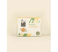 ISHA Polvere Di Neem E Curcuma In Capsule Vegane - Pacchetto Combo Di 100 Pz