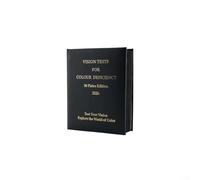 Ishihara - Libro di test per daltonismo, edizione 2026, kit di screening della visione optometrica per il rilevamento di carenze rosso-verdi