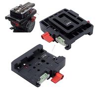 iShoot Adattatore a morsetto convertitore piastra a sgancio rapido per fotocamera compatibile con Manfrotto Gitzo ACE Series 50 mm Plate & Sachtler FSB-6T/8T/10T/DV8 3+3/DV8 5+5/DV10 3+3/DV10 5+5