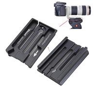 iShoot Adattatore Convertitore morsetto per 39 mm Arca-Swiss Fit piastra a sgancio rapido Camera a Manfrotto/Sachtler Fit Treppiede Testa Fluida Testa ingranaggio Testa idraulica 3D Testa morsetto