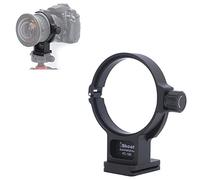 iShoot Anello di montaggio per treppiede, staffa di supporto per collare per obiettivo compatibile con Nikon PC NIKKOR 19 mm f/4E ED Tilt-Shift, piastra a sgancio rapido Arca-Swiss da 50 mm con fori