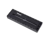 iShoot Piastra a sgancio rapido per fotocamera lunga 12 cm, compatibile con fotocamera grande con impugnatura per batteria e morsetto a sfera per treppiede Arca-Swiss Fit - Si possono acquistare 2