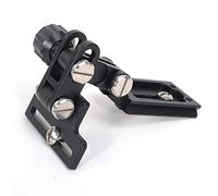 iShoot retrattile teleobiettivo zoom staffa di supporto con piastra a sgancio rapido per treppiede con testa a sfera, pieghevole fotocamera lunga Focus Lens supporto IS-TB02