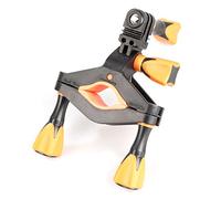 iSHOXS BigBar XL - Supporto per bici e moto per GoPro, DJI e Action Cam - Montaggio su tubo Ø 28-40 mm - stabile e sicuro per scooter, quad e telaio bici