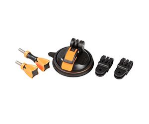 iSHOXS Small Cup Value Pack+ | Supporto a ventosa per action cam | Accessorio compatibile con GoPro Hero e action cam | Ventosa per parabrezza, vetri e superfici lisce