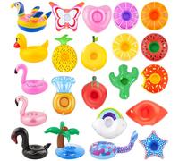 iShyan 22 supporti gonfiabili per bevande, galleggianti per piscina, feste in piscina