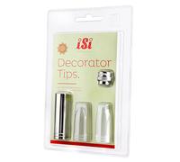 Isi set 3 decoratori + adattatore per sifoni da panna o gourmet - plastica 2715