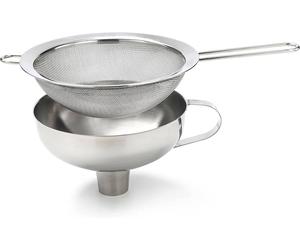 Isi imbuto e setaccio, acciaio inossidabile, qualità professionale