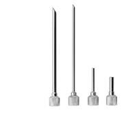 Isi set 4 beccucci - iniettori da 3 e 5 mm in acciaio inox ideali per farcituraprodotto professionale - acciaio inox 752061