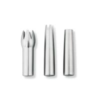 Isi set 3 beccucci acciaio inox serie whip professionale