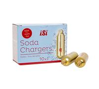 ISI Ricarica Cartuccia Bomboletta + 20 % co2 è una capsula per il sifone seltz Soda da 8g di CO2 ISI (confezione 10 pz) - Pezzi: x 1 confezioni da 10 pezzi