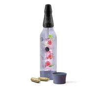 iSi Twist'n Sparkle Virtuoso Spruzzatore d'acqua 0,95 l - Soda Maker per acqua frizzante, succhi e cocktail - Sprudler & Soda Maker con custodia in silicone antiscivolo - Macchina alternativa per